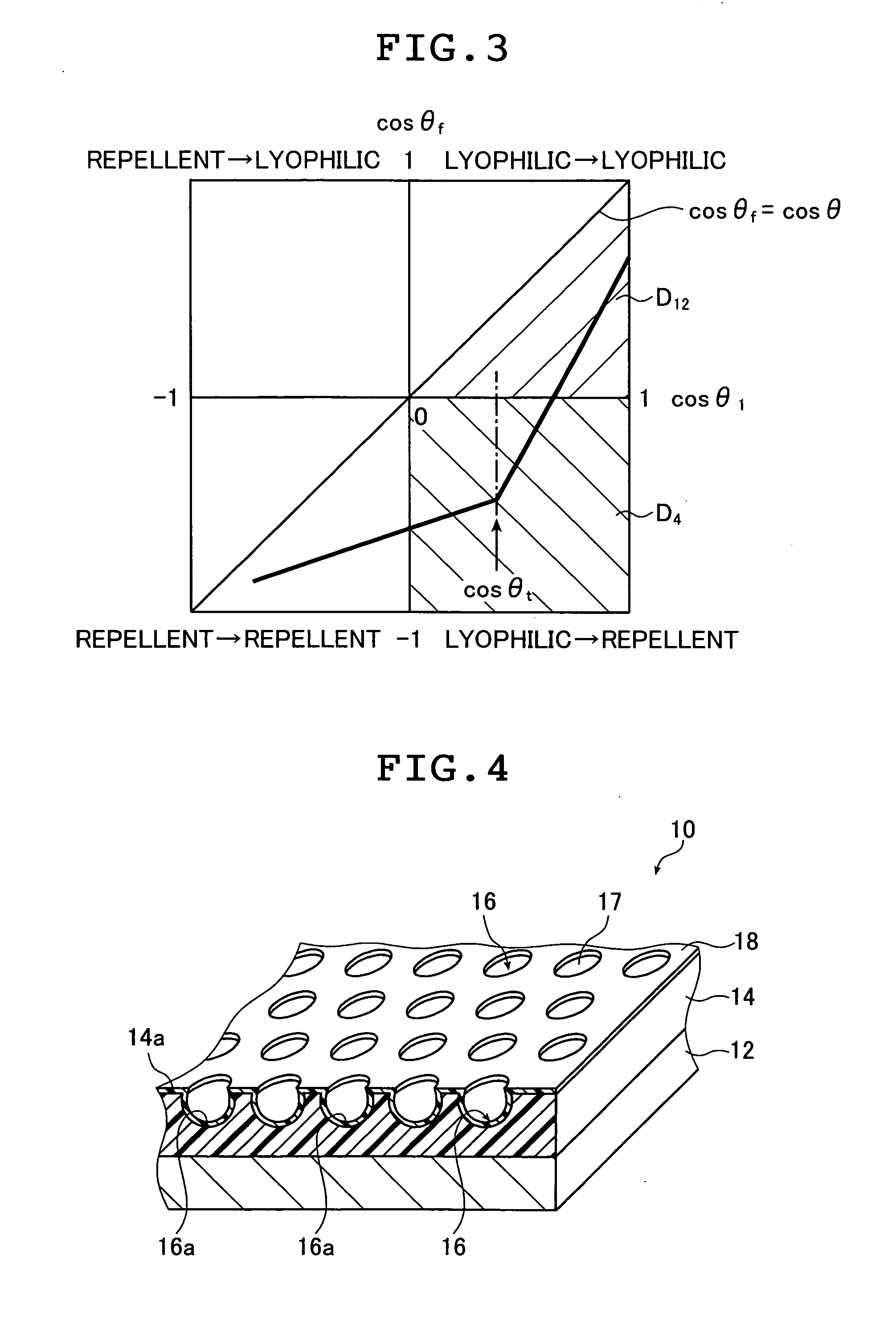 Liquid repellent structure, method of producing the same, liquid ejection head and protective film
