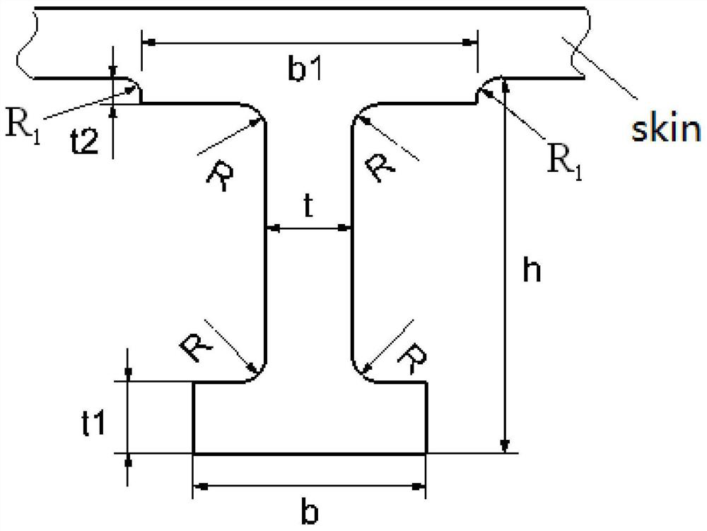 Method for calculating bearing capacity of single stringer short plate