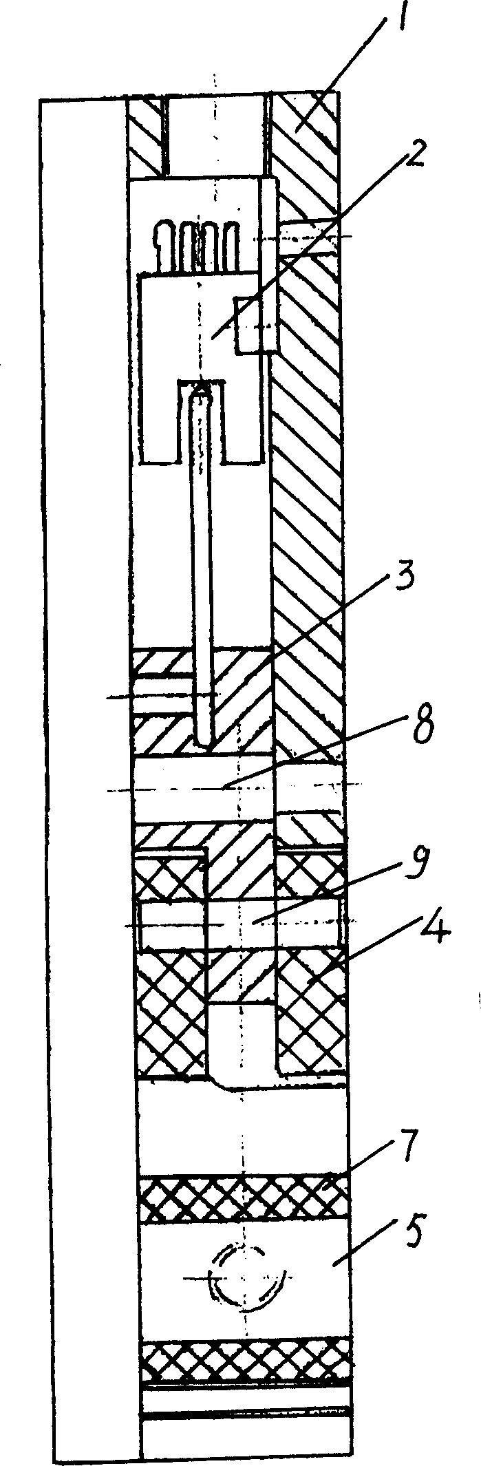 Prompting mechanism for deflection of sawing machine and saw-band