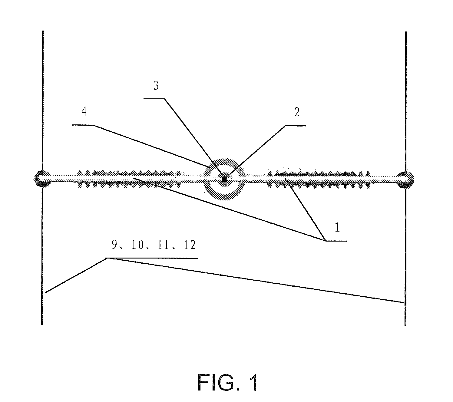 Method for Vertically Grounding and Leading Down from Center of Composite Pole Tower and Pole Tower Thereof