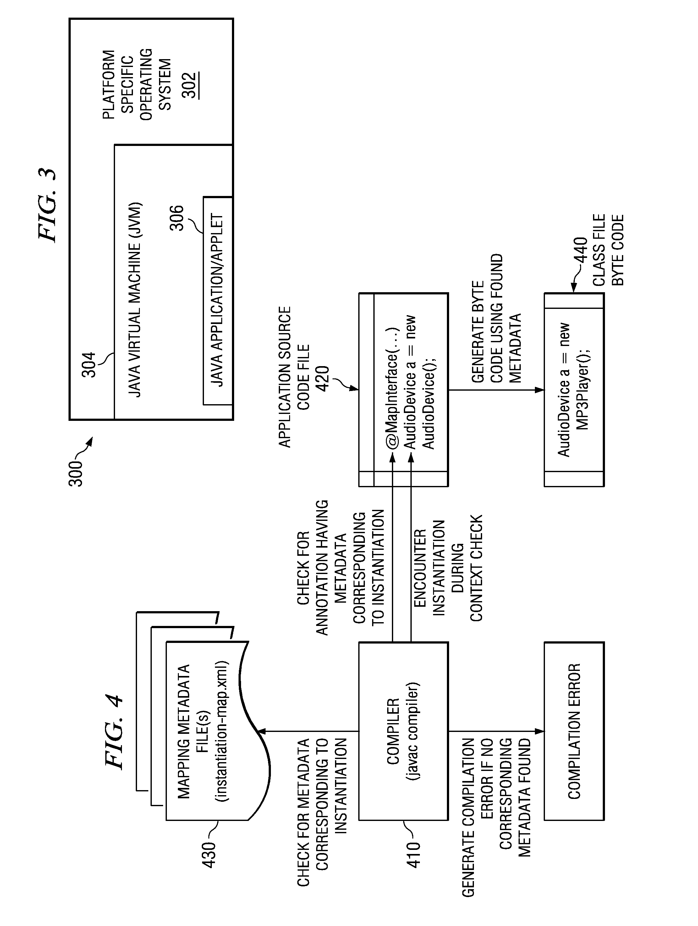 System and method for instantiating an interface or abstract class in application code