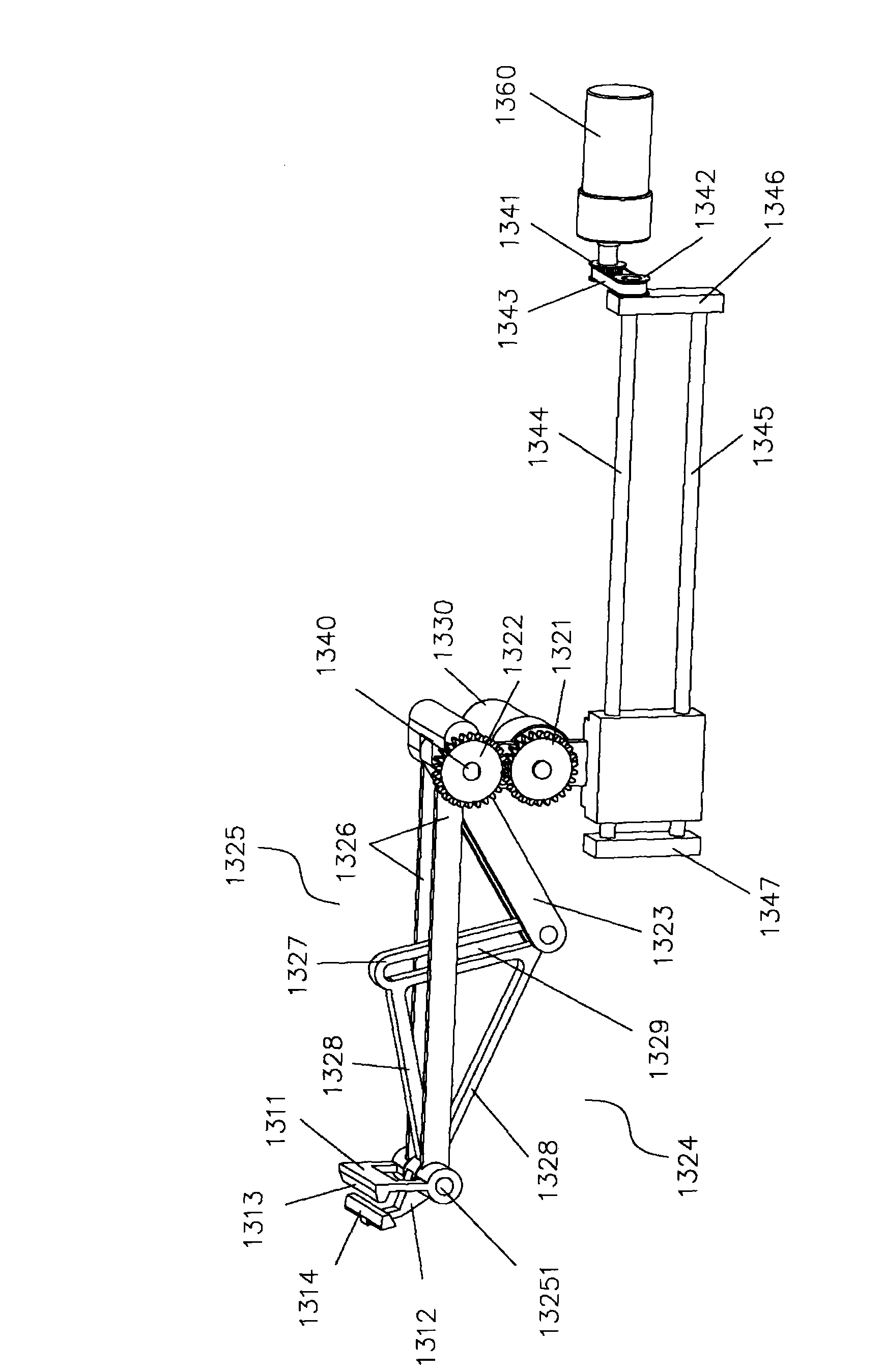 Clamping, pouring and conveying mechanism and cooking material feeding system and method