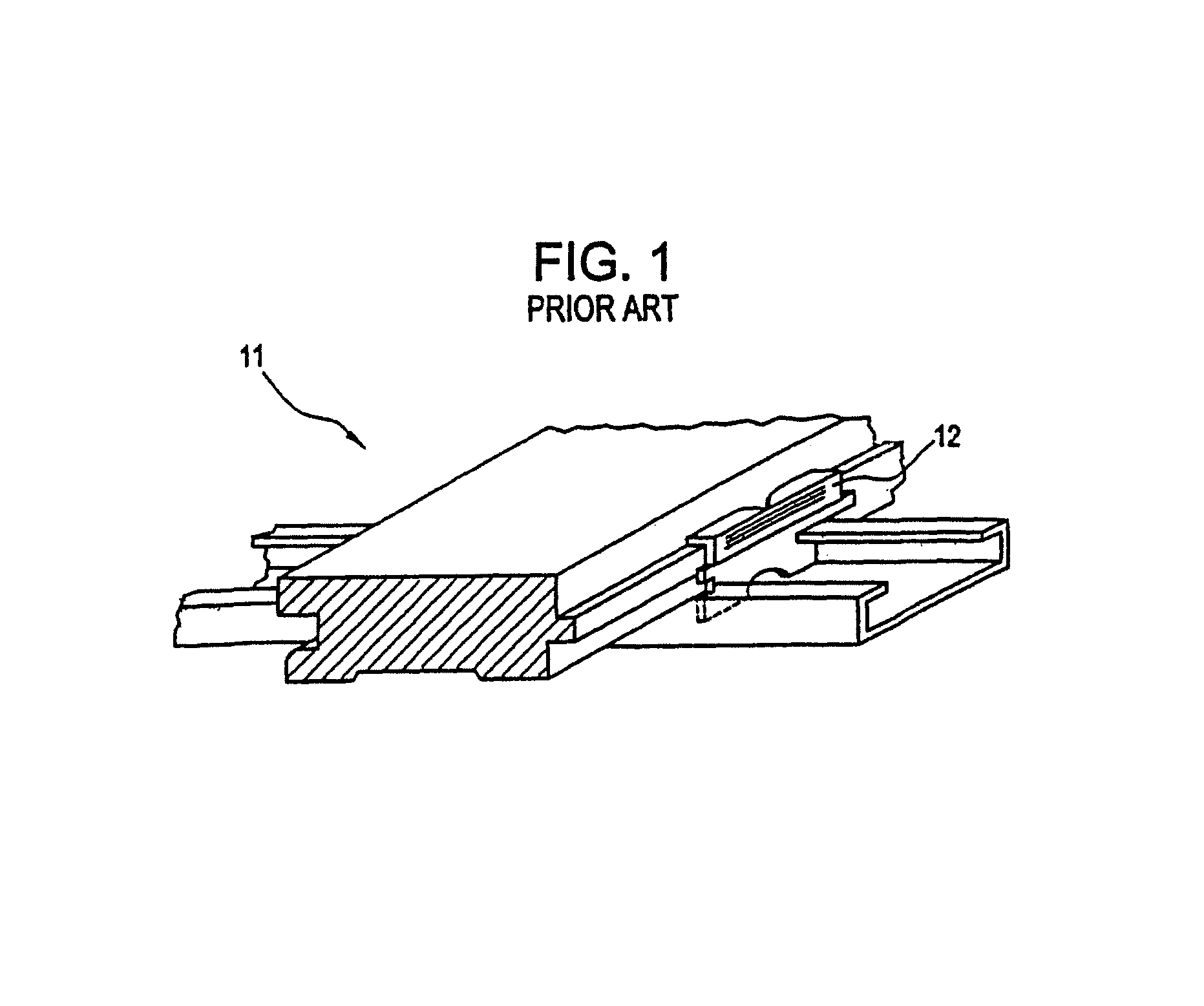 Flooring system having microbevels