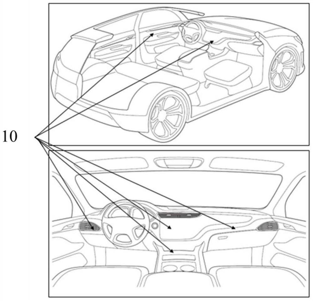 A vehicle interior