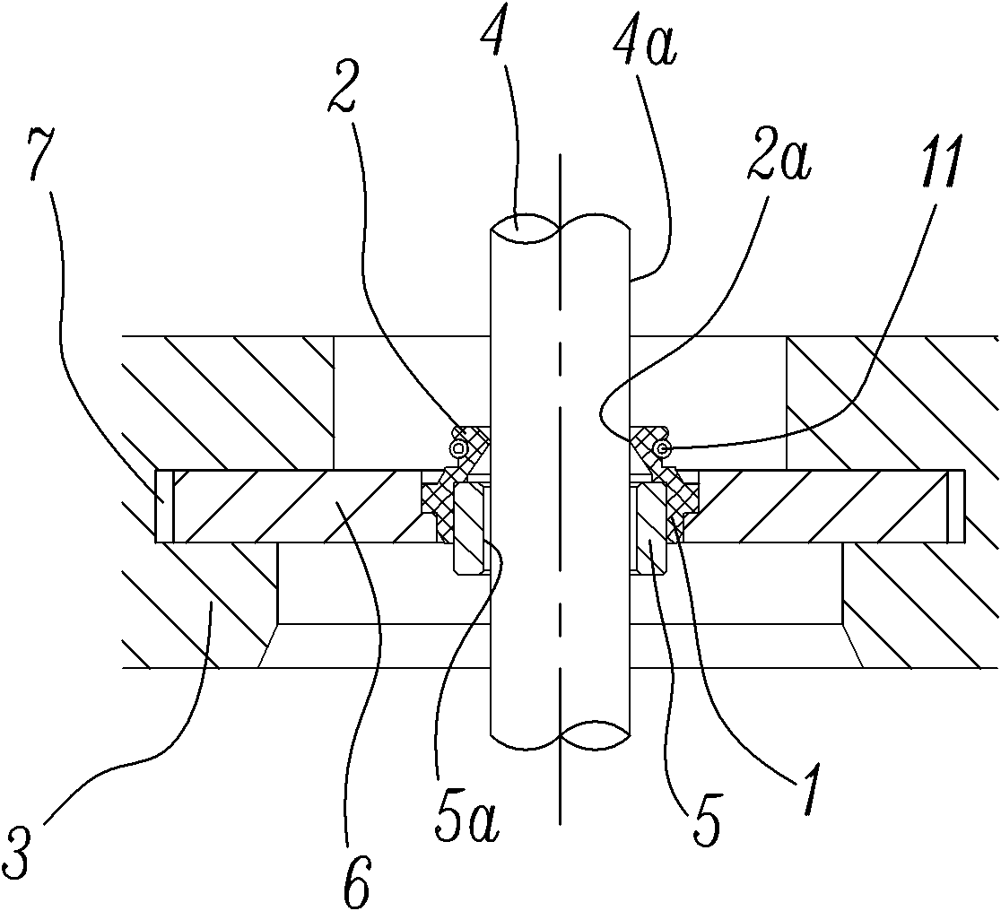 Shaft seal structure