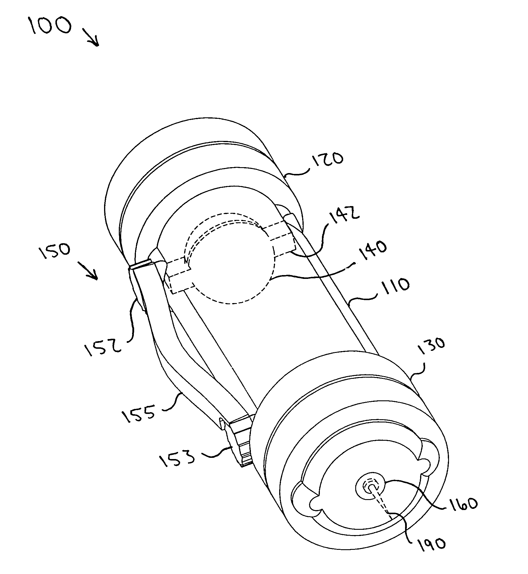 Magnetically operated driving tool