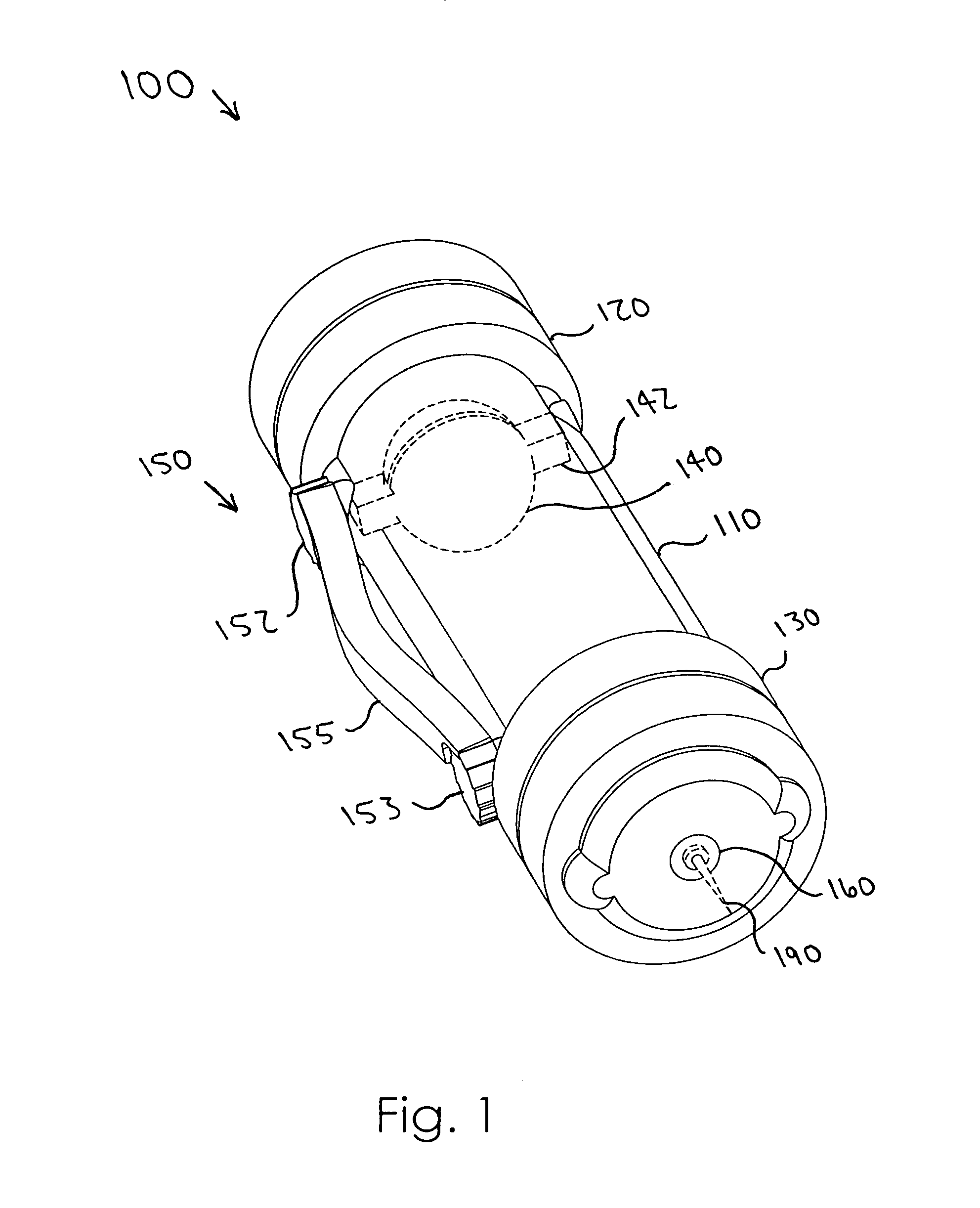 Magnetically operated driving tool