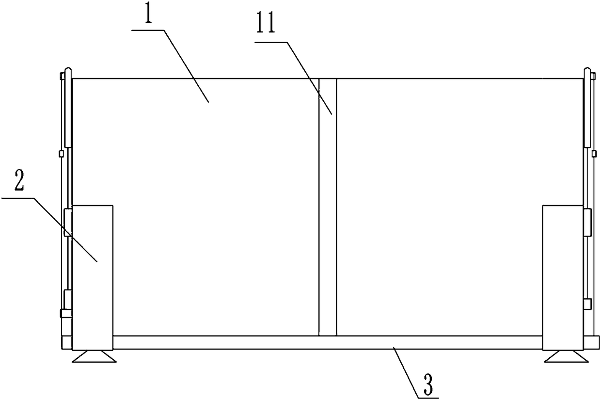 Heightening device for crane