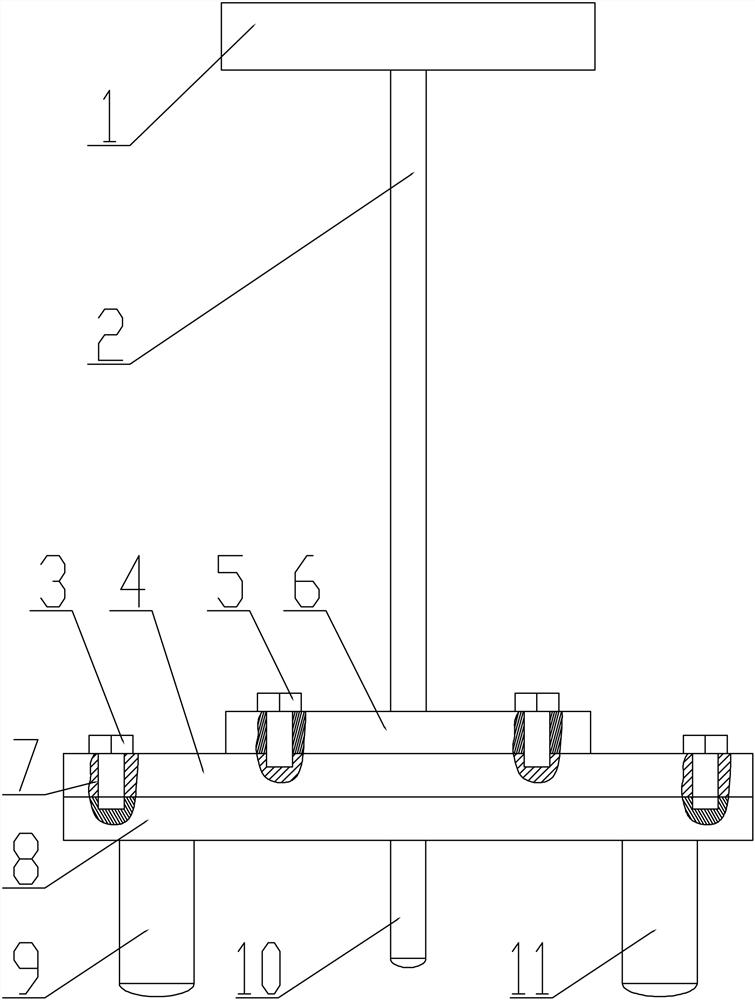 A handheld concrete roughness three-dimensional detection device and method