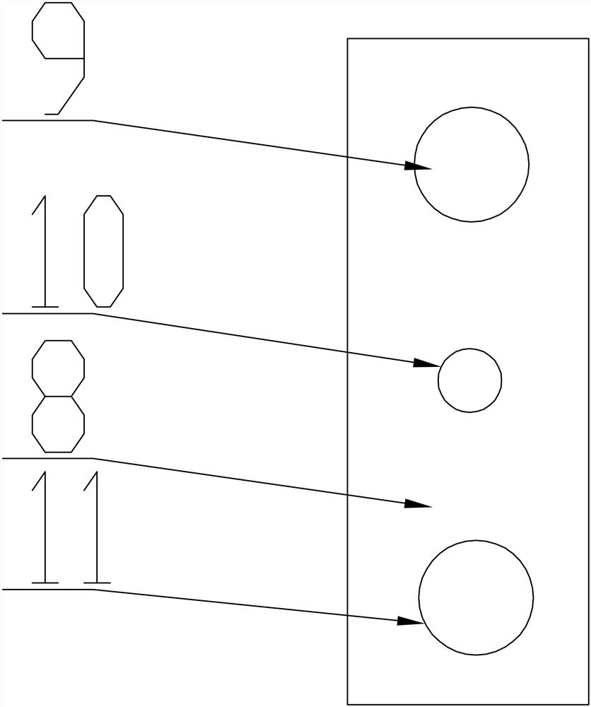 A handheld concrete roughness three-dimensional detection device and method