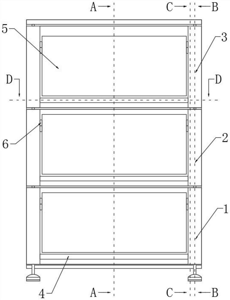 Wall-ground dual-purpose sliding cabinet basket storage rack