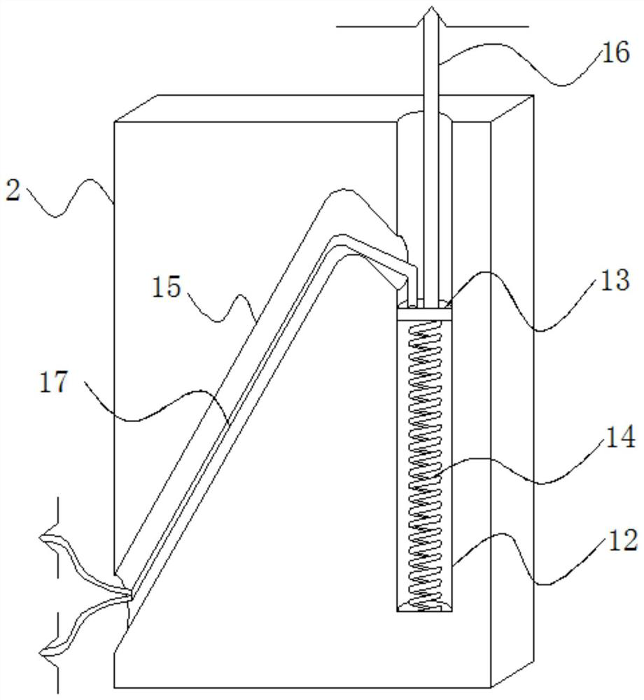 A storage device for textile dip-dyed fabric