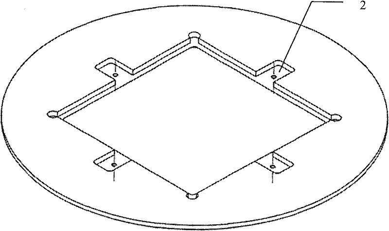 Coating film supporting mechanism of high temperature deposition hard mask of film coating workpiece