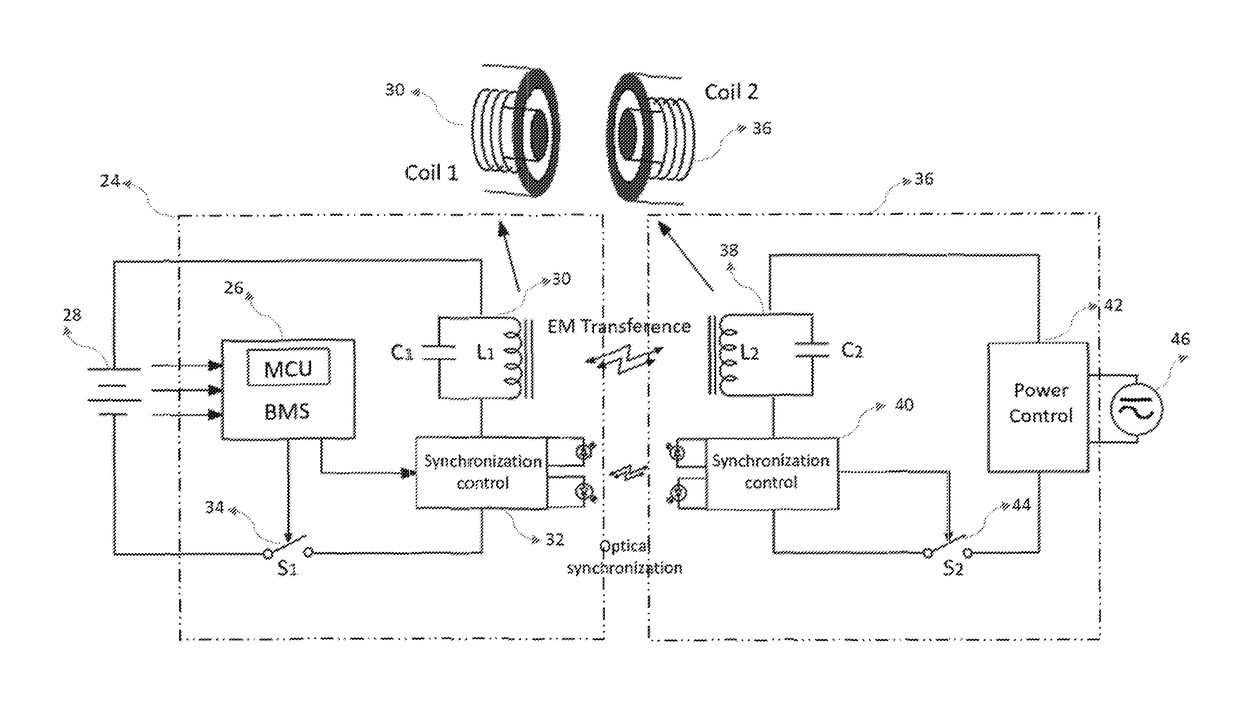 Contactless charger and battery management