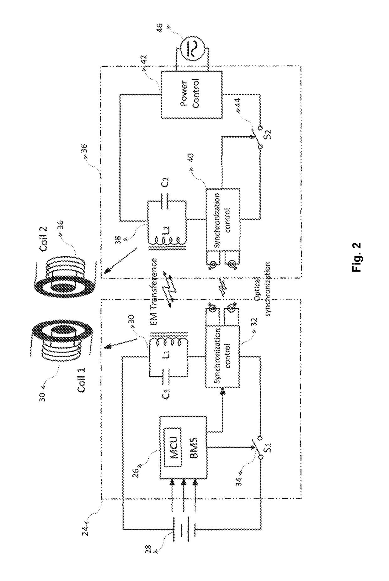 Contactless charger and battery management