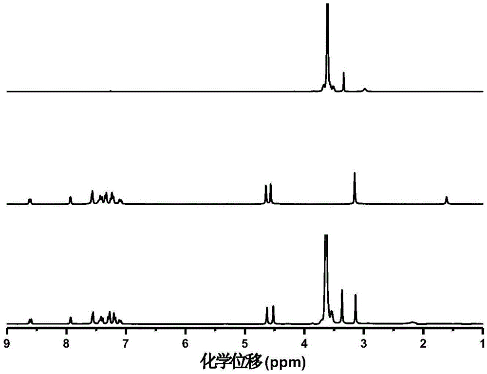 Water-soluble thiaxanthon-polyether visible light initiator and preparing method and application thereof