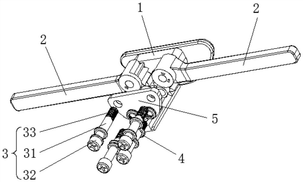 Folding screen mobile phone unfolding, closing and locking mechanism