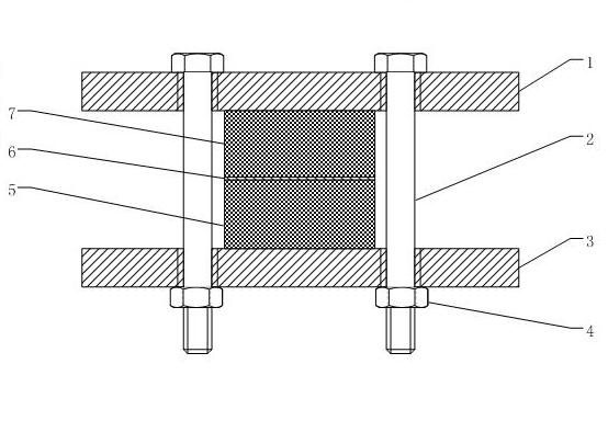 Method for welding foamed aluminum material by transient liquid phase diffusion