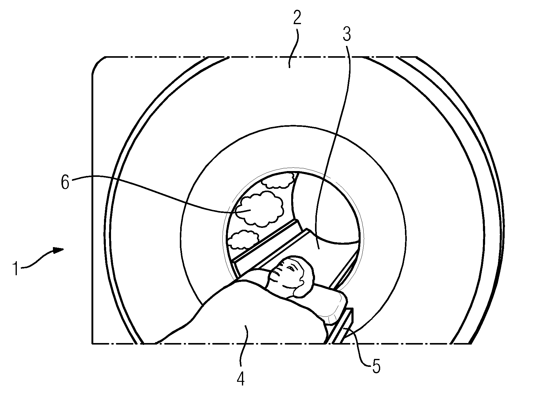Magnetic Resonance Facility with a Display Apparatus