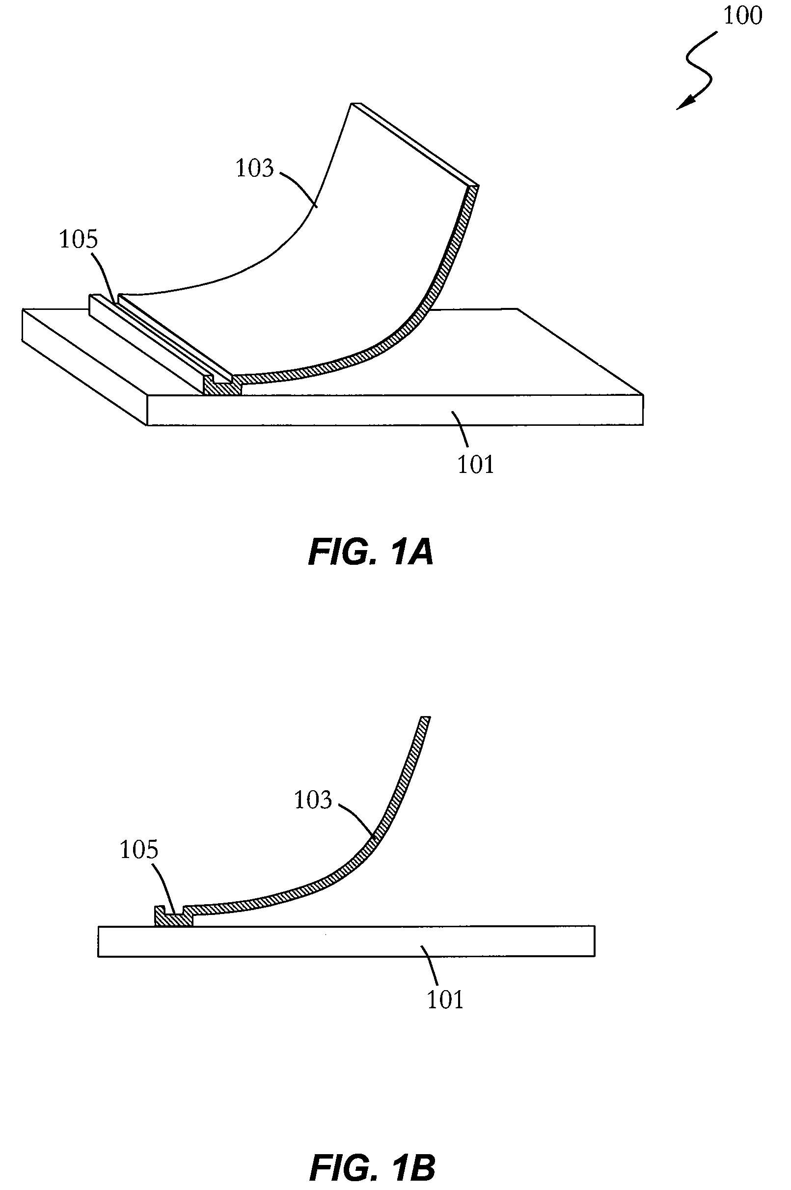 Method and structure for an out-of plane compliant micro actuator