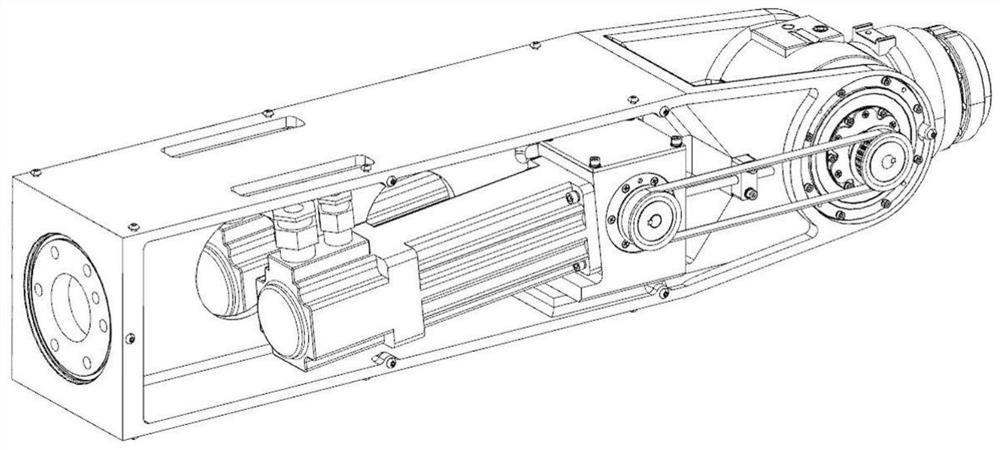 Two-degree-of-freedom transmission mechanism of explosion-proof robot