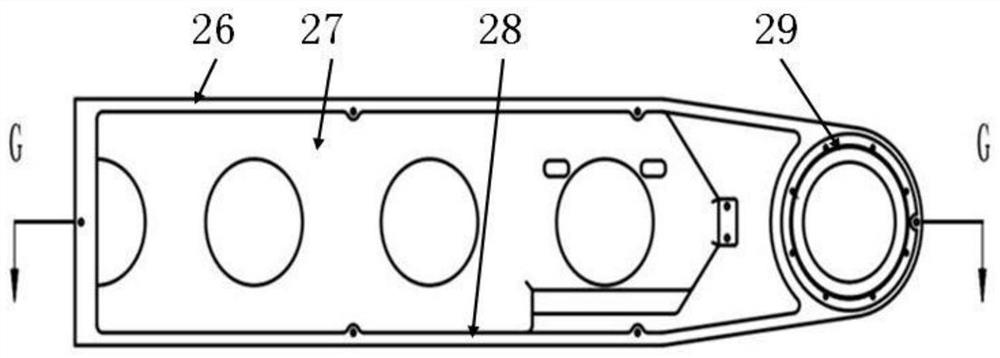 Two-degree-of-freedom transmission mechanism of explosion-proof robot