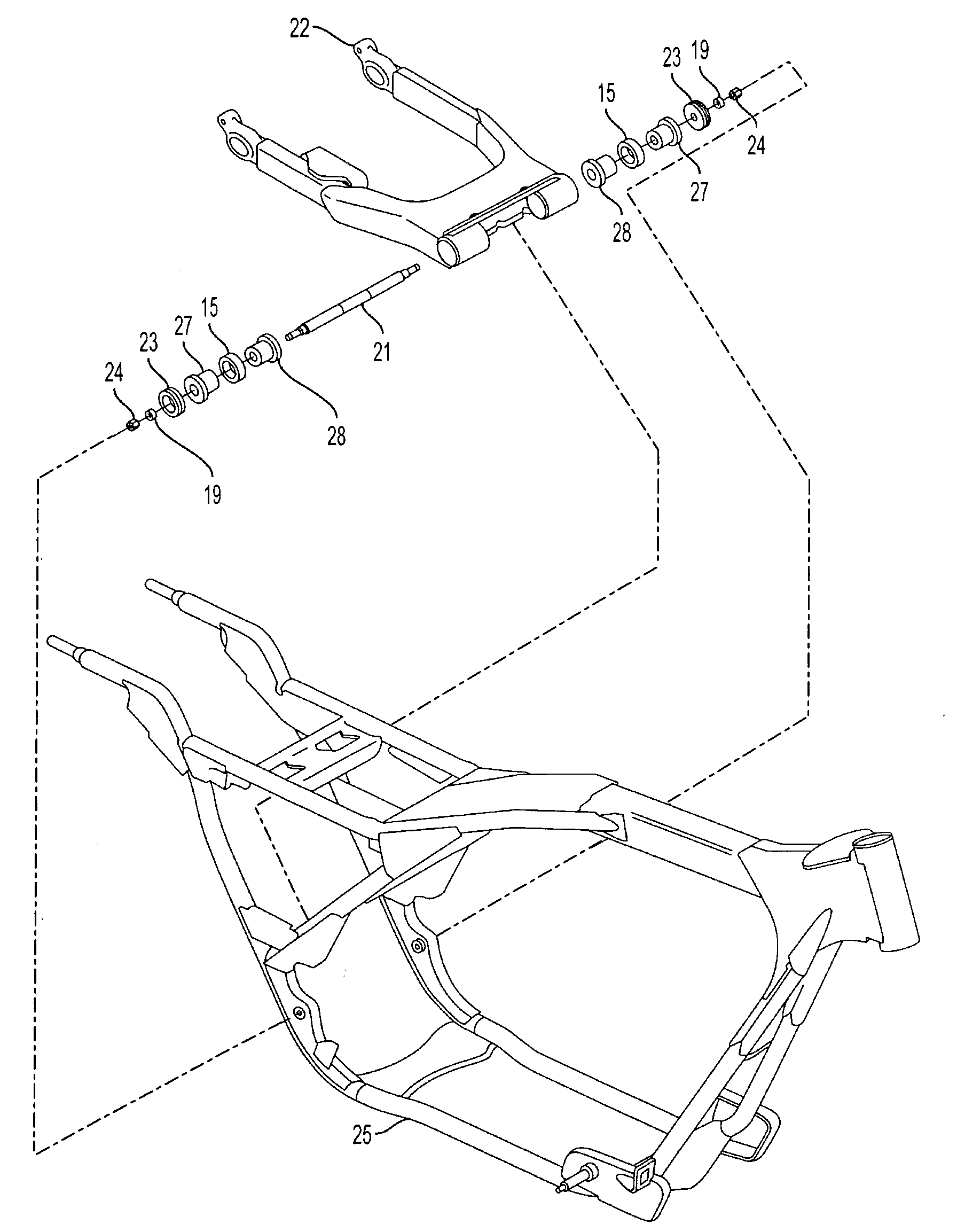 Motorcycle suspension method and apparatus