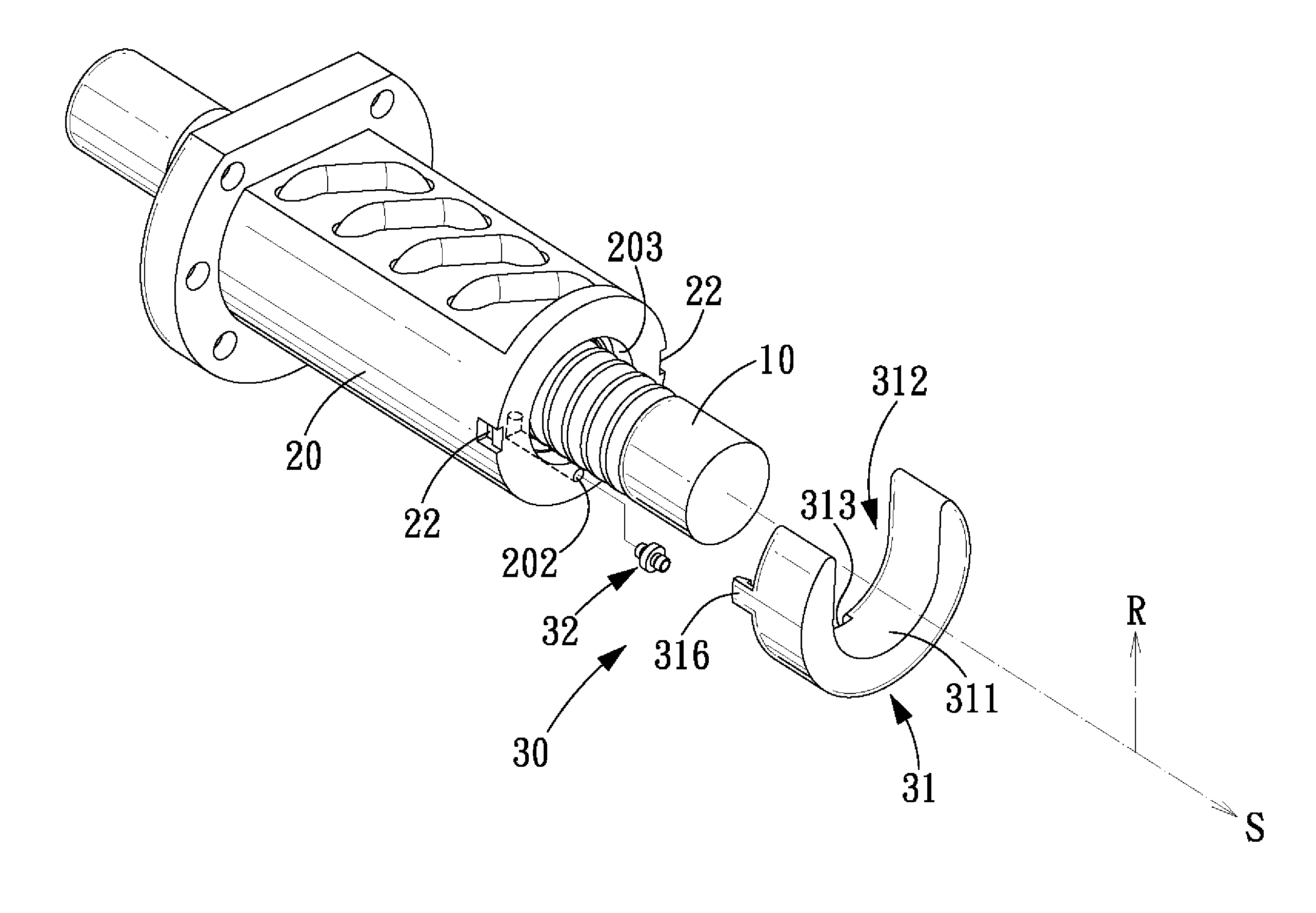 Ball screw with an oil-storage unit