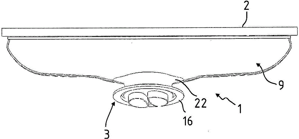 Exhaust manifold for exhaust device of internal combustion engine