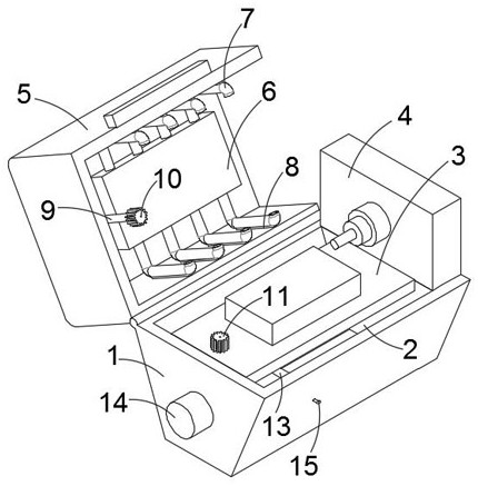 Machine chip removal and cleaning device for CNC machine tools