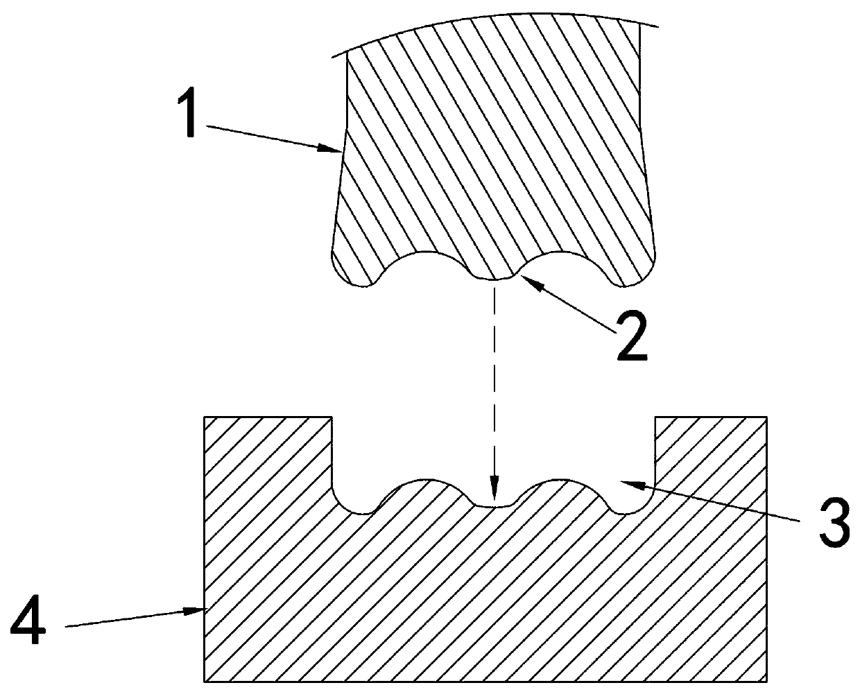 Method for processing mold with special-shaped planer