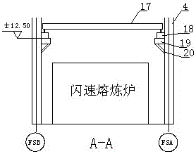 Installation method of flash smelting furnace