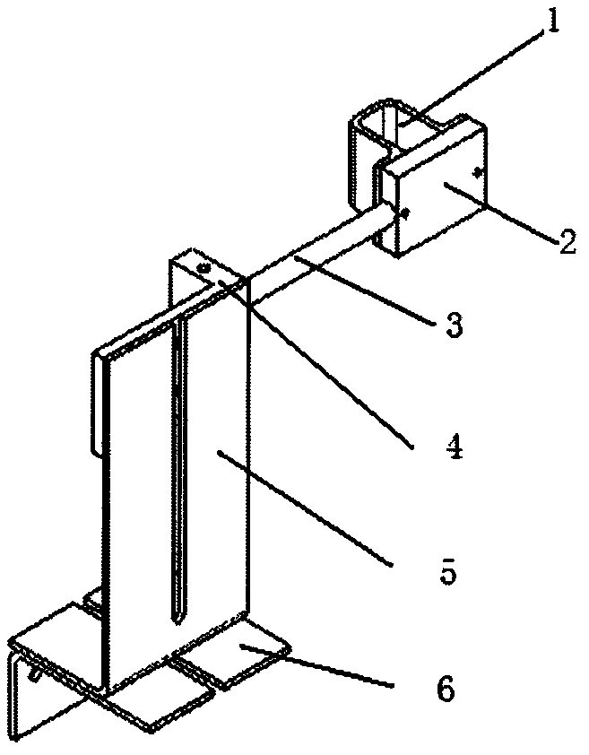 Jet flow supporting and testing device for turning long and thin rods