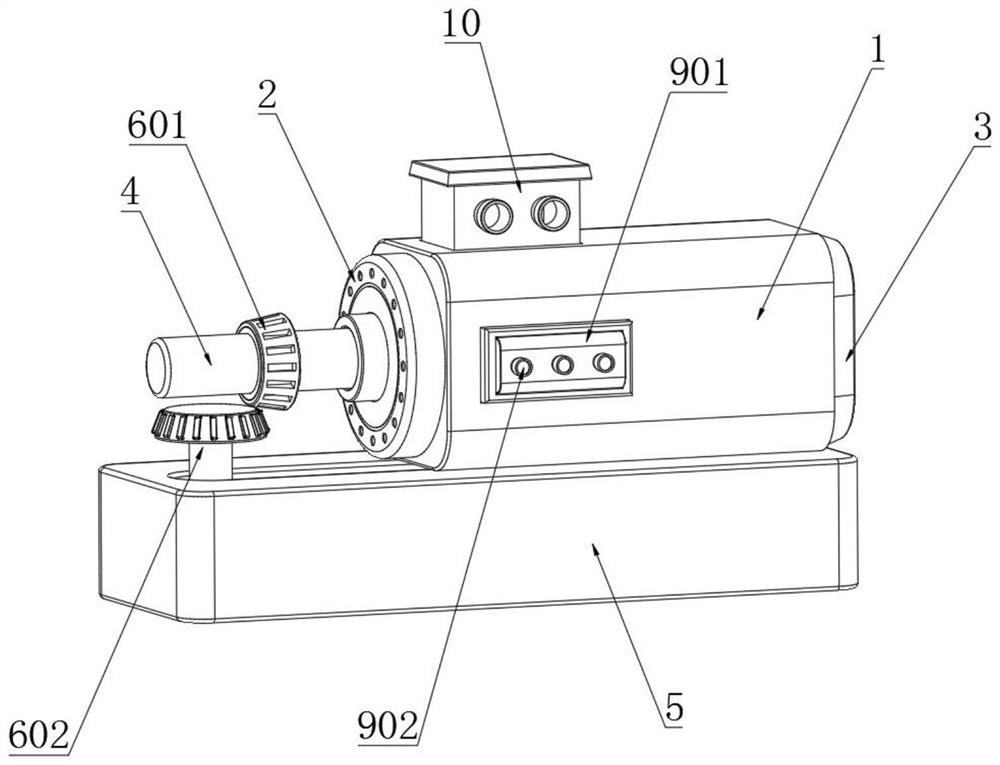 Self-heat-dissipation motor