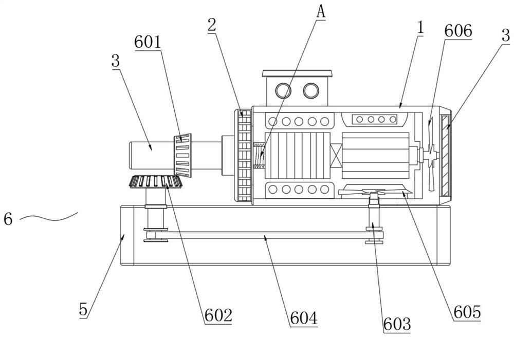 Self-heat-dissipation motor