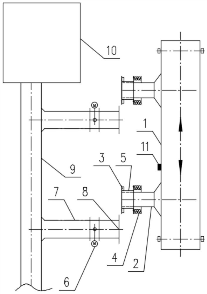 Fixed-point moving trolley dust removal device