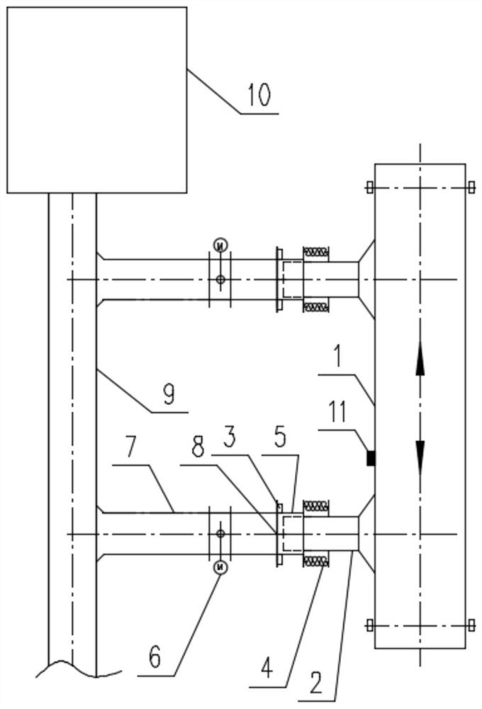 Fixed-point moving trolley dust removal device