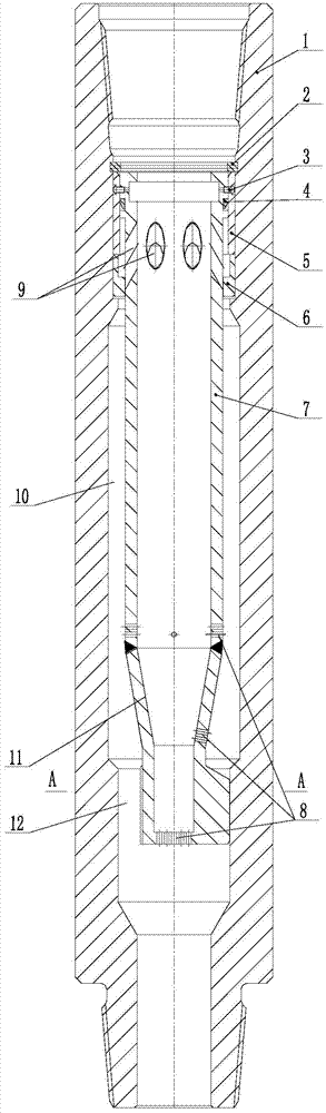 Shear pin filtrator