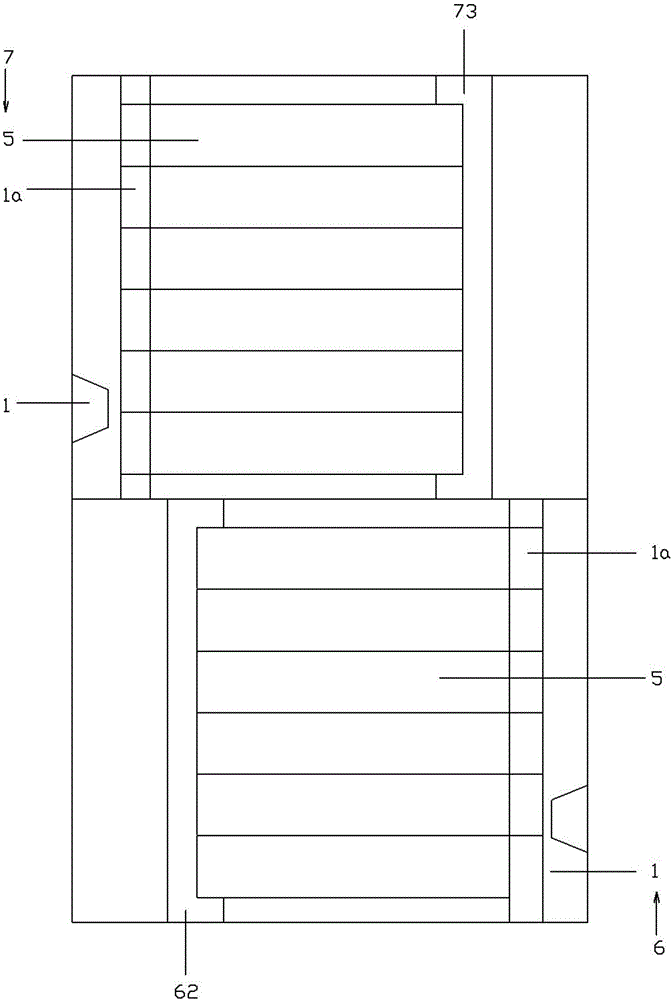 Middle filter screen type tentering setting machine