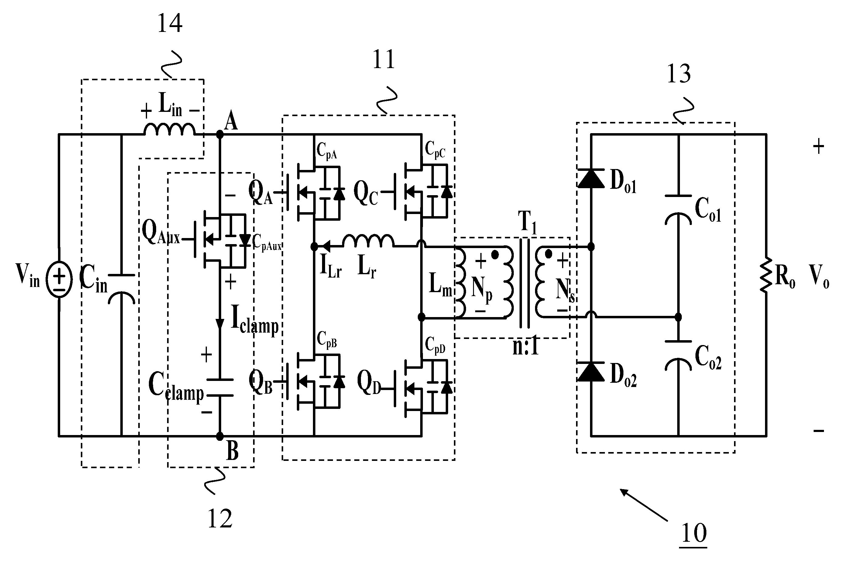 DC to DC converting circuit