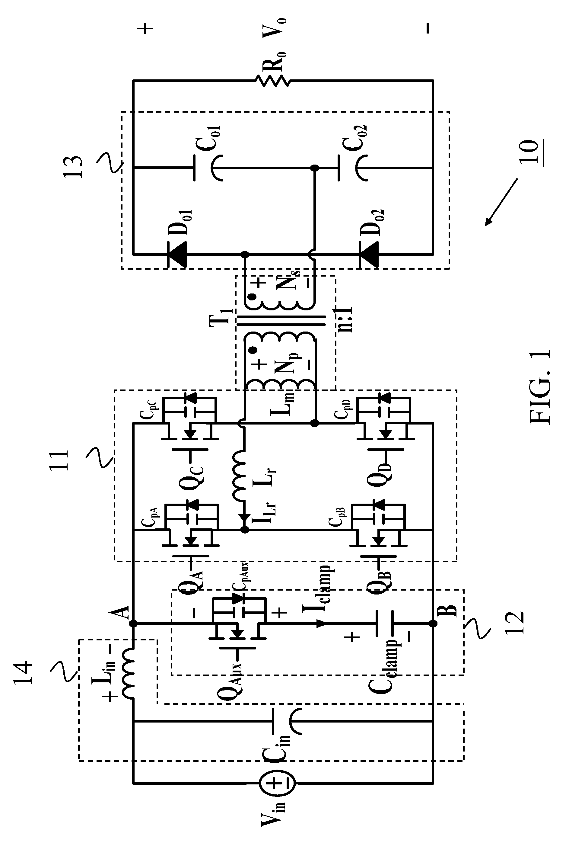 DC to DC converting circuit