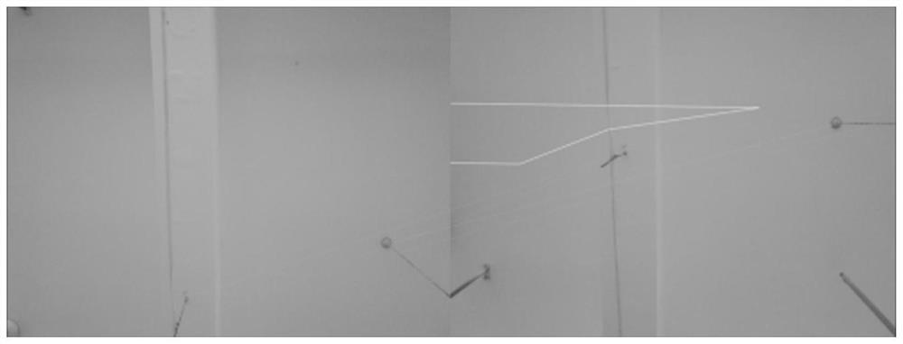 Underground parking lot scene identification method based on upward view angle image features