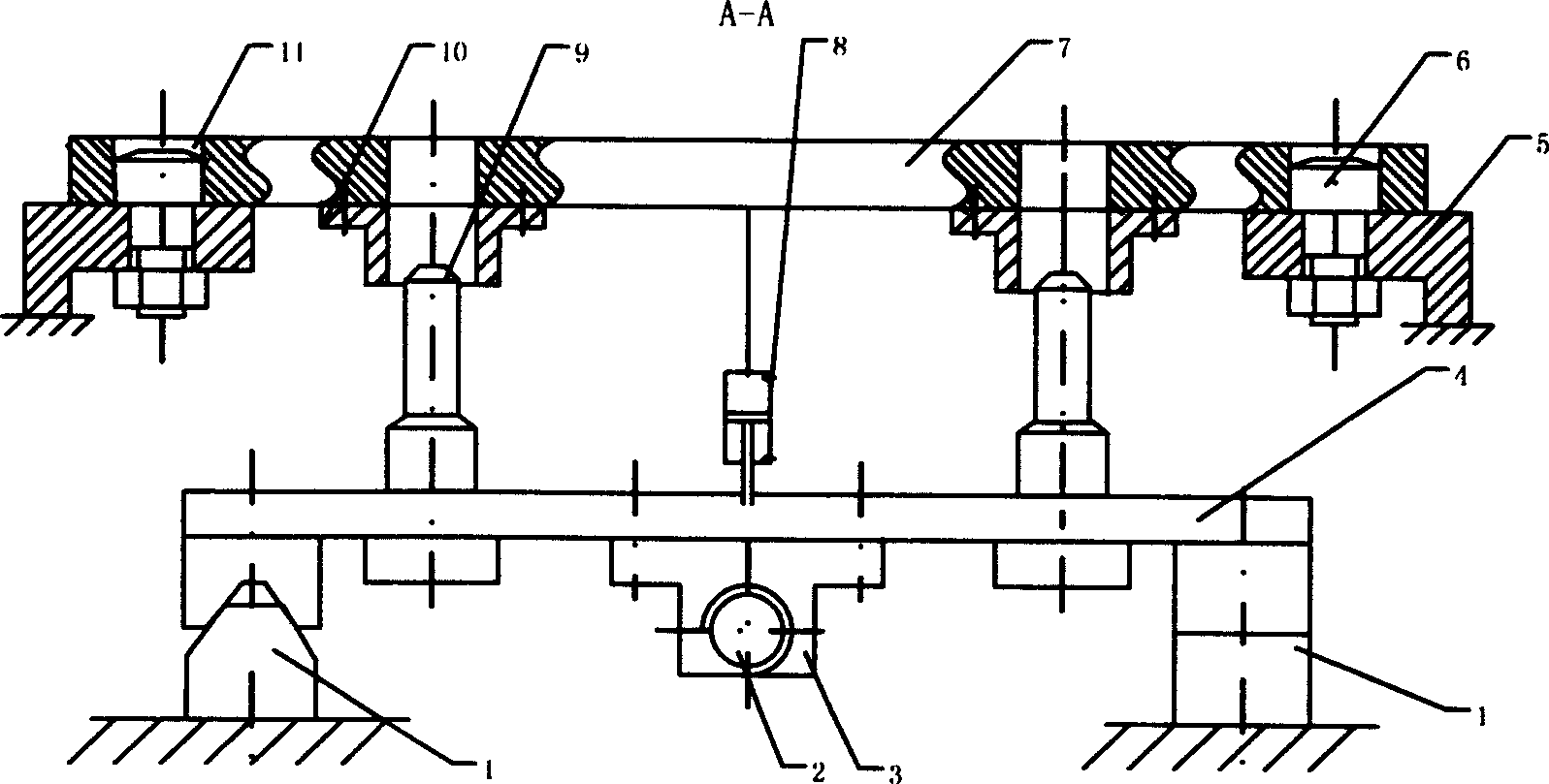 Precisively positioning mechanism without interferes in multiposition process system
