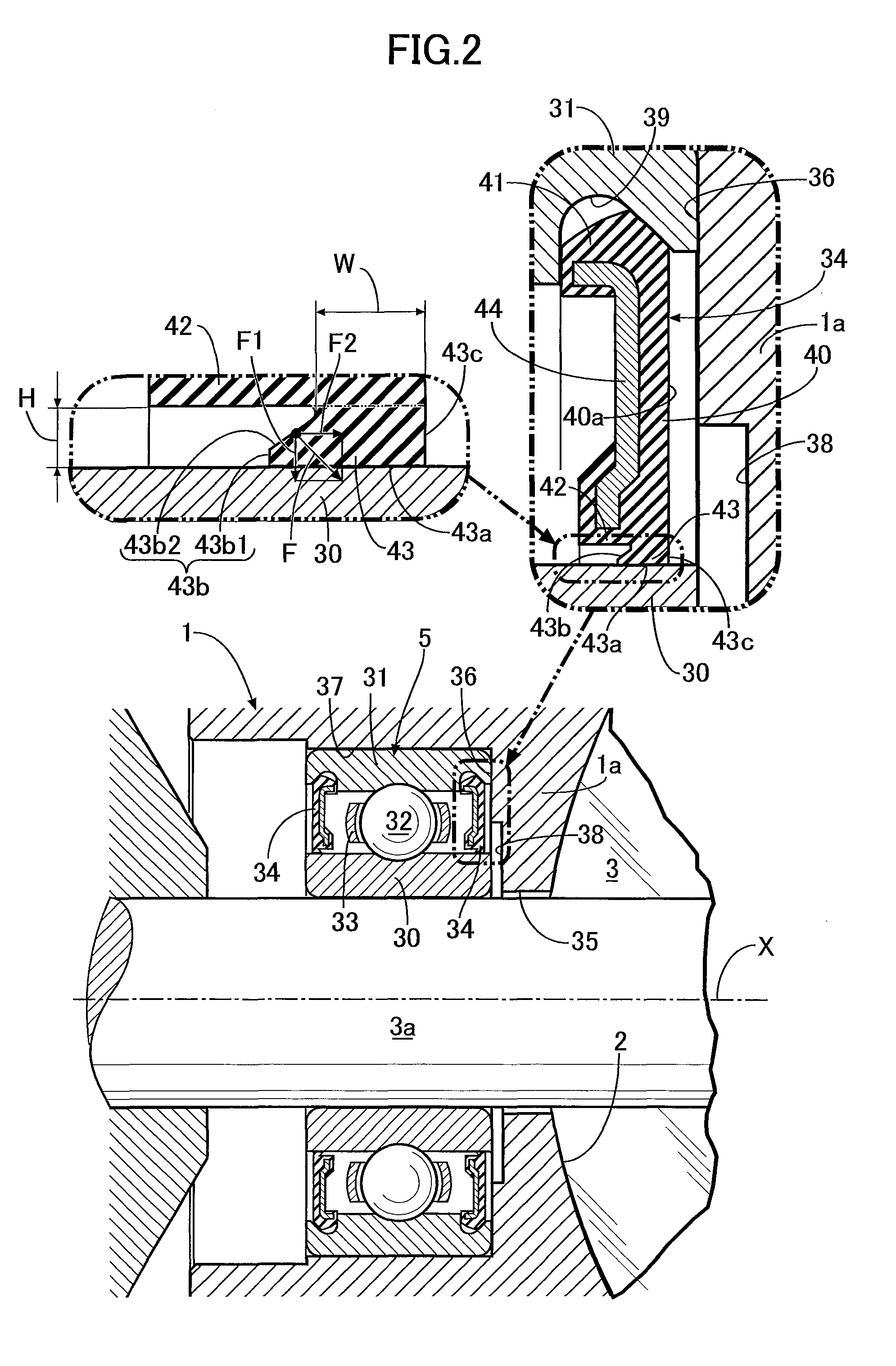 Rolling bearing with seal