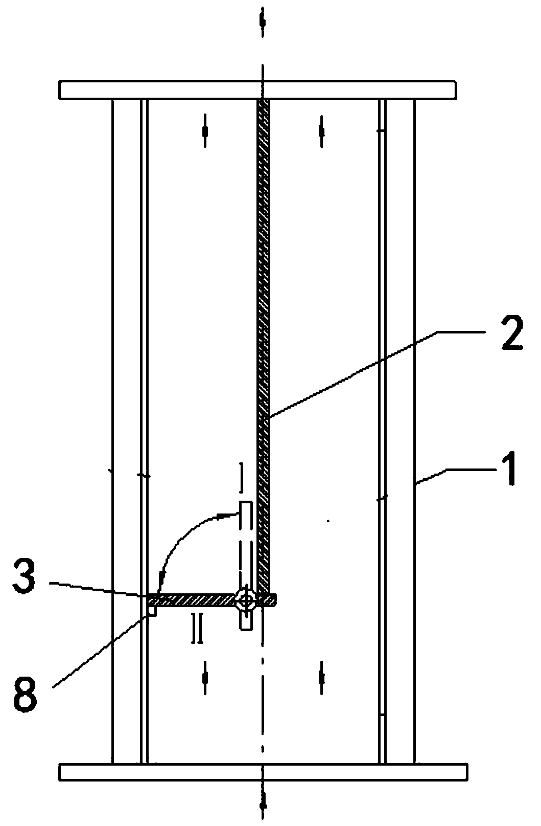 Double-channel coke oven riser heat exchanger with convertible heating area