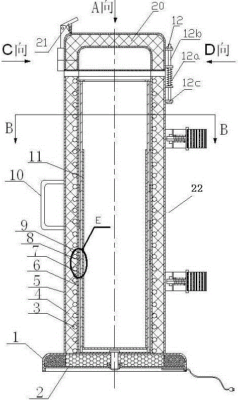 A new type of multifunctional welding rod insulation cylinder