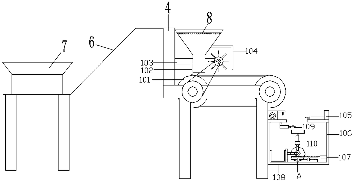 Dry cargo semi-automatic packaging machine with weighing function