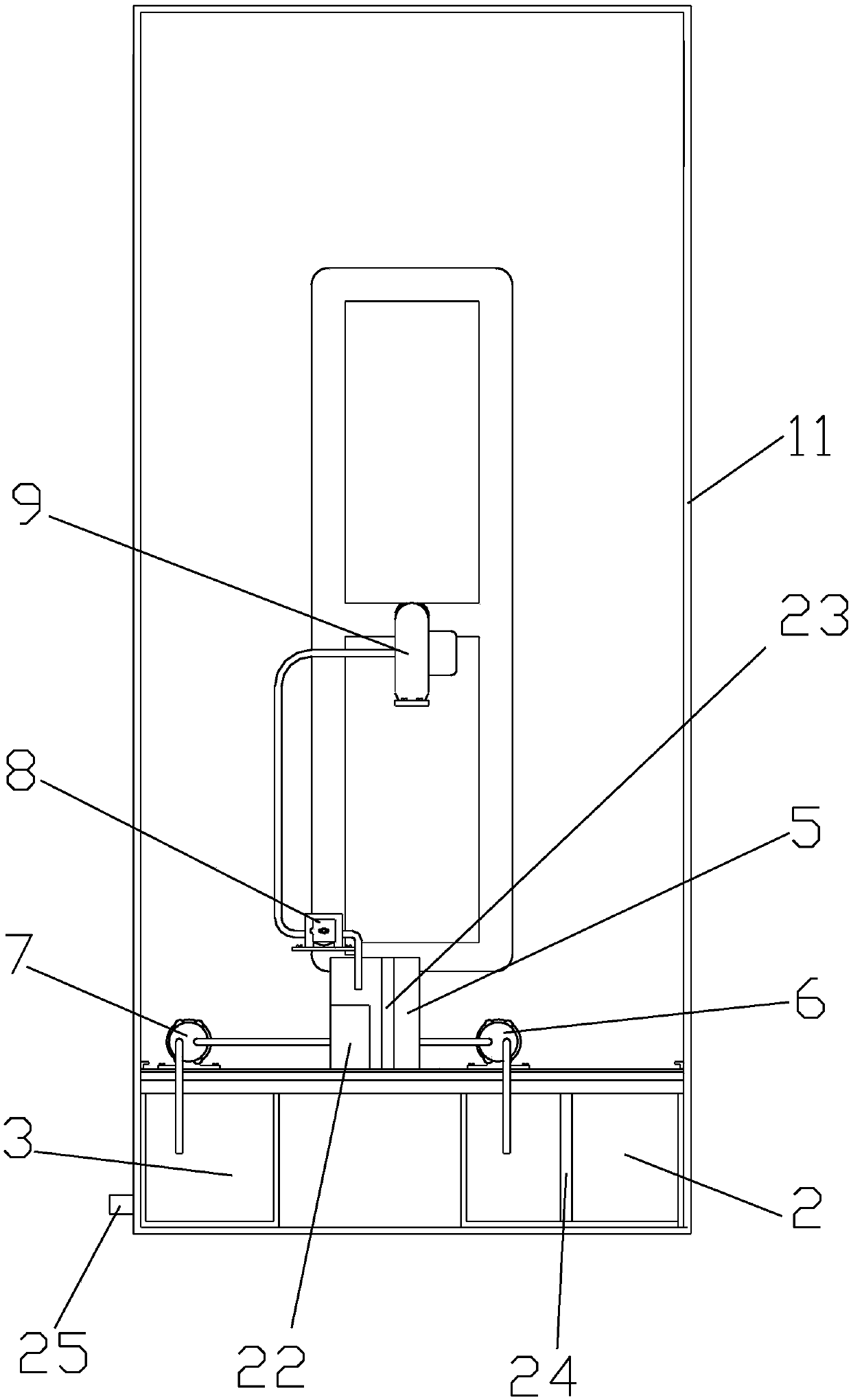 High-speed hot air clothes washer