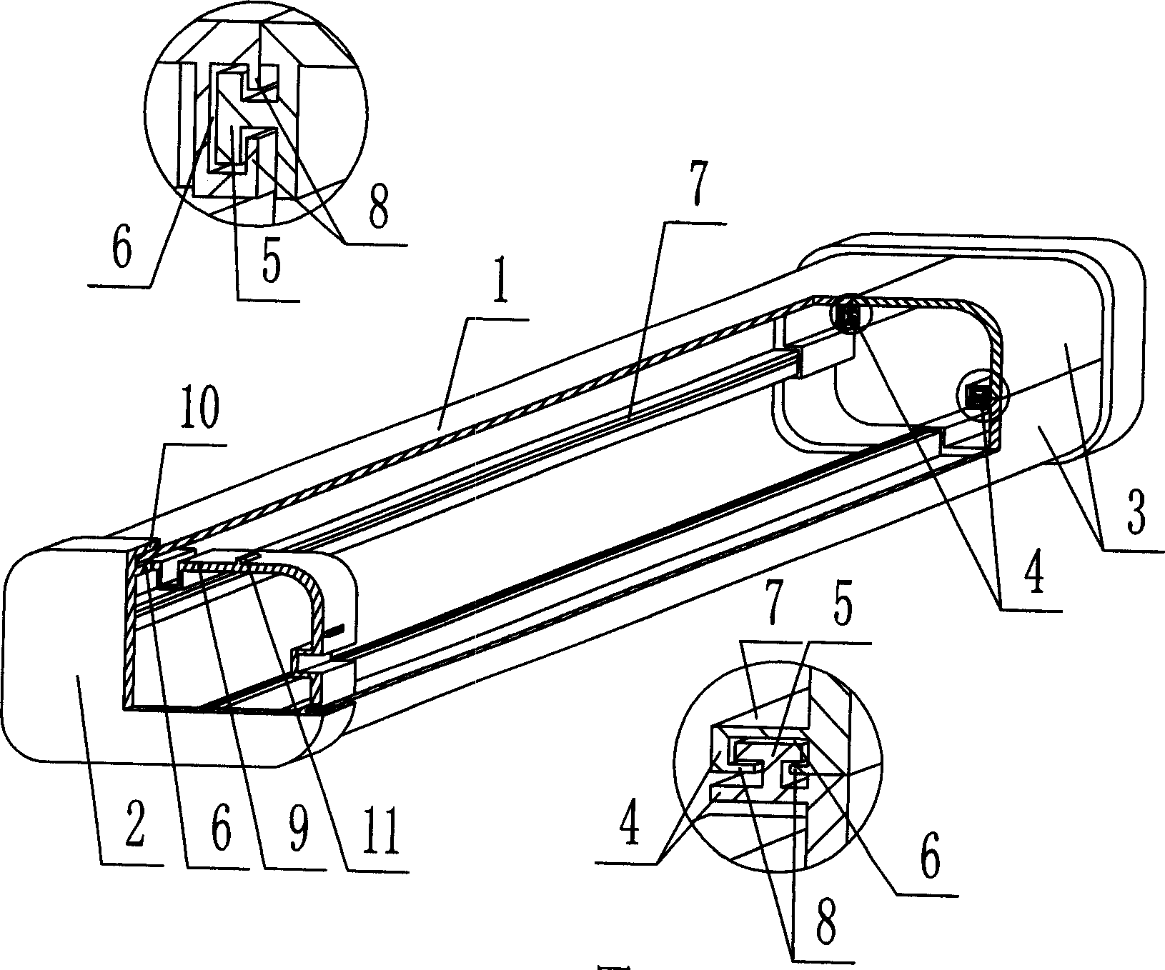 Plastic thin-wall tube