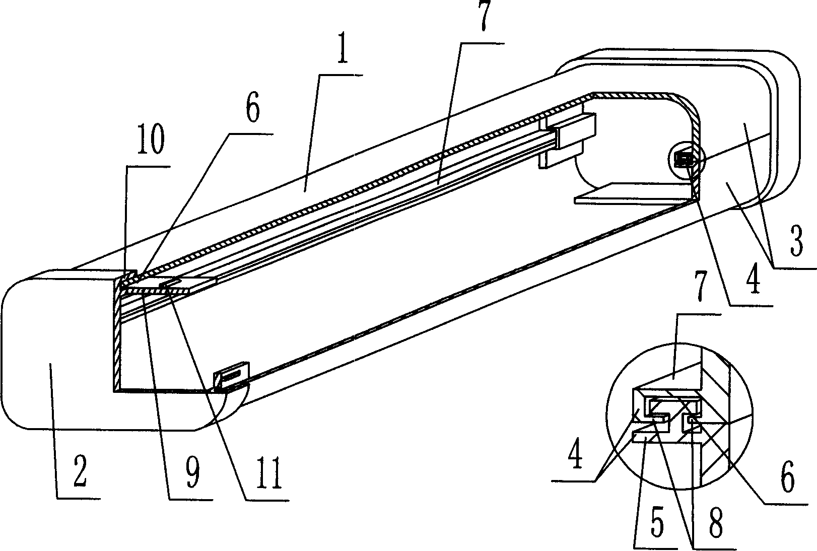 Plastic thin-wall tube